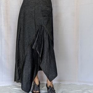 Kenzo Jeans asymmetrical maxi skirt 40